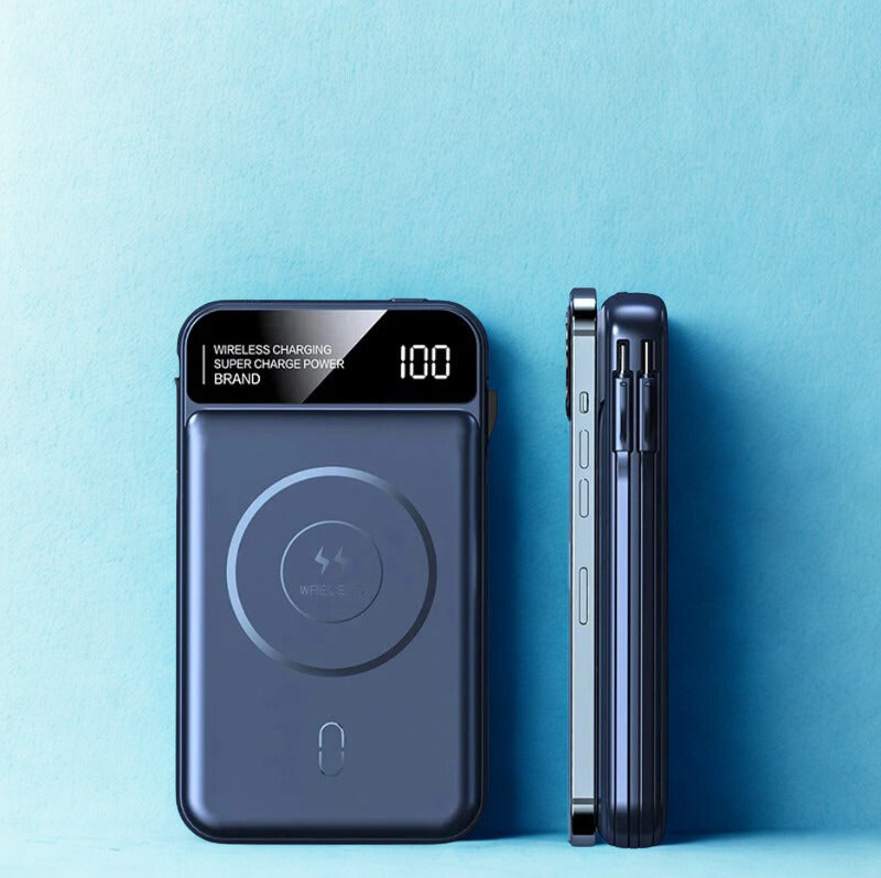 Ultravékony 50000 mAh-s mágneses vezeték nélküli power bank