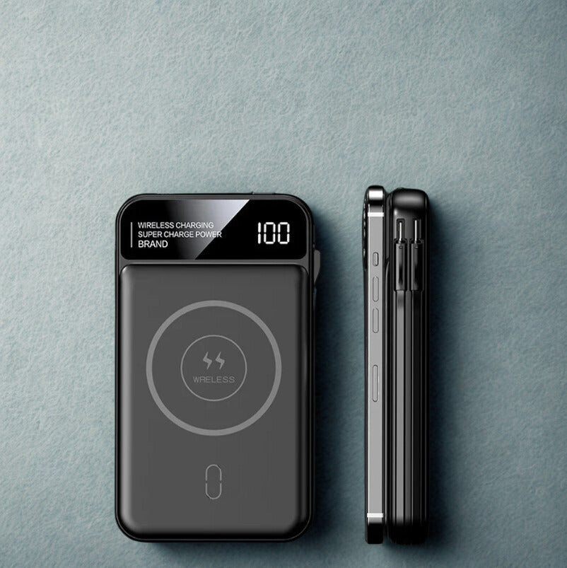 Ultravékony 50000 mAh-s mágneses vezeték nélküli power bank