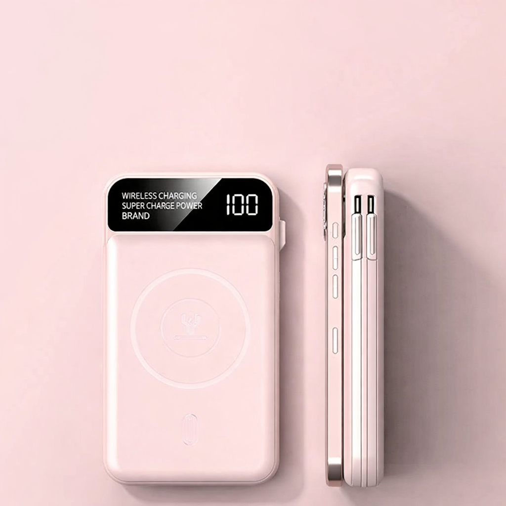 Ultravékony 50000 mAh-s mágneses vezeték nélküli power bank